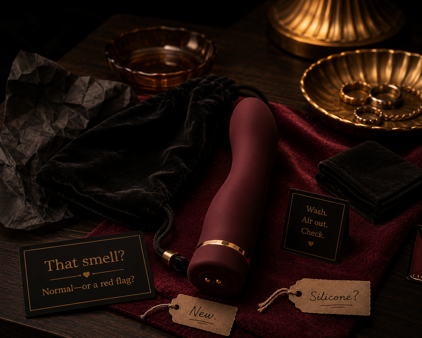 My New Sex Toy Smells Like Chemicals—Is That Normal or a Red Flag?