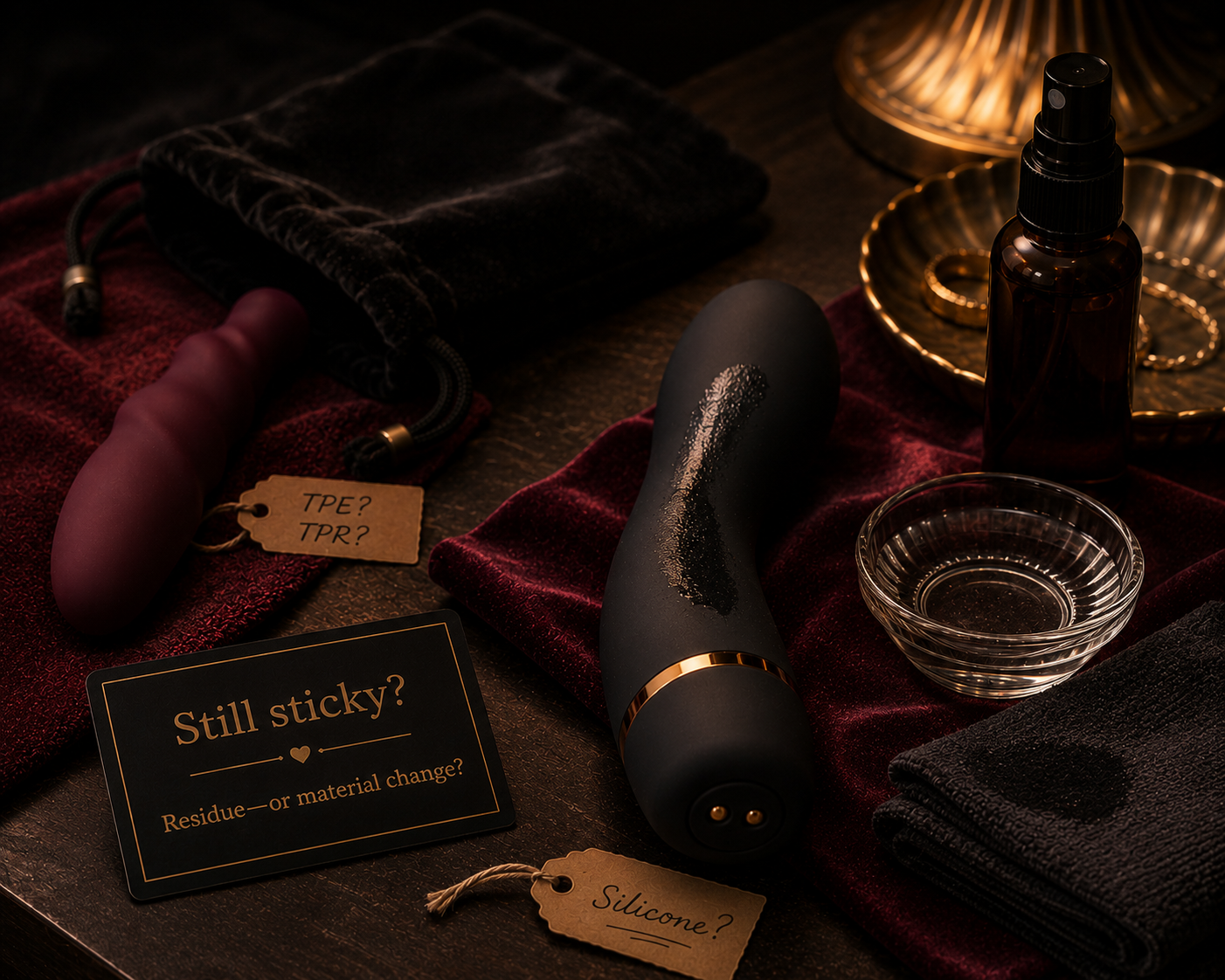 Why Is My Sex Toy Sticky or Oily Even After I Wash It?
